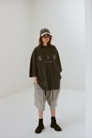 画像2: 【ESSAY】Acid Shorts(Grey)