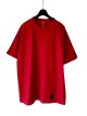 【O-】F.L.A.T/ Fade Red(Flat Loose Authentic T-shirt)