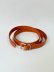 画像2: 【NL】Still 1.2/ Orange&BK(Vegetable Tannin Cow Leather/ Belt) (2)