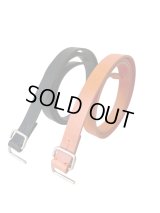 【NL】Still 1.2/ Orange&BK(Vegetable Tannin Cow Leather/ Belt)