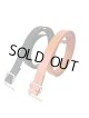 【NL】Still 1.2/ Orange&BK(Vegetable Tannin Cow Leather/ Belt)