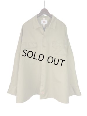 画像1: 【SHINYA KOZUKA】Giant Work Shirt with DICKIES-Khaki/カーキ