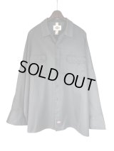 【SHINYA KOZUKA】Giant Work Shirt with DICKIES-Charcoal/チャコール