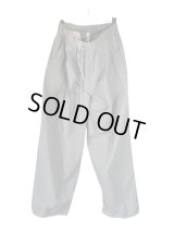 【HEALTH】Easy Pants(鼠/ Polymide-Deadstock fabric Made in ITALY)