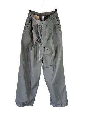 画像1: 【HEALTH】Easy Pants(鼠/ Polymide-Deadstock fabric Made in ITALY)
