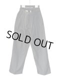 【HEALTH】Easy Pants(黒/ Polymide-Deadstock fabric Made in ITALY)