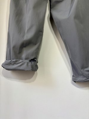 画像2: 【HEALTH】Easy Pants(鼠/ Polymide-Deadstock fabric Made in ITALY)