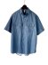 画像1: 【HEALTH】Summer Shirt(青藤/ Printed Cotton -Deadstock fabric Made in JAPAN) (1)
