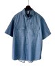 【HEALTH】Summer Shirt(青藤/ Printed Cotton -Deadstock fabric Made in JAPAN)