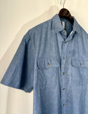 画像2: 【HEALTH】Summer Shirt(青藤/ Printed Cotton -Deadstock fabric Made in JAPAN)