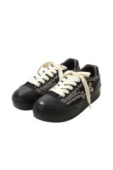 【SHINYA KOZUKA】PICTURESQUE ANTIQUE SNEAKER WITH CONVERSE(BK/ブラック)