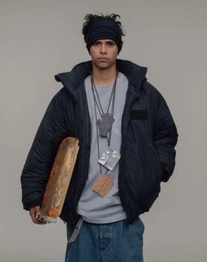 画像3: 【O- 】Sleepy Parka(BK/ブラック)