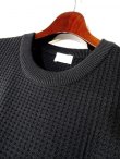 画像2: 【mustang alley】×【URU】Over Knit Vest-別注ブラック