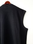画像4: 【mustang alley】×【URU】Over Knit Vest-別注ブラック