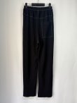画像7: 【mustang alley×URU】Cotton Waffle Thermal Pants(別注BK/別注ブラック)