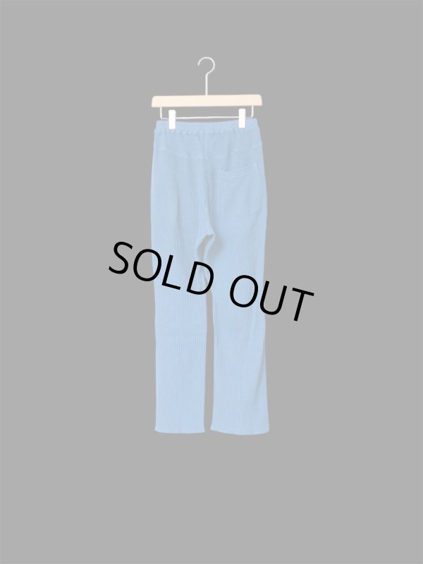 画像2: 【URU】Cotton Waffle Thermal Pants(Blue/ ブルー)