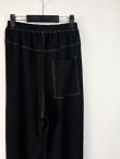 画像4: 【mustang alley×URU】Cotton Waffle Thermal Pants(別注BK/別注ブラック)