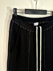 画像2: 【mustang alley×URU】Cotton Waffle Thermal Pants(別注BK/別注ブラック)