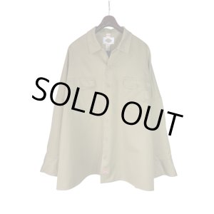 画像: 【SHINYA KOZUKA】Giant Work Shirt with DICKIES-Khaki/カーキ