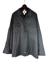画像: 【SHINYA KOZUKA】Giant Work Shirt with DICKIES-Charcoal/チャコール