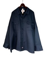 画像: 【SHINYA KOZUKA】Giant Work Shirt with DICKIES-Daybreak Navy/ネイビー