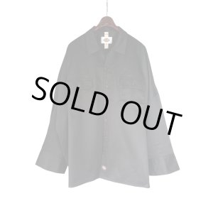 画像: 【SHINYA KOZUKA】Giant Work Shirt with DICKIES-Dawn BK/ブラック