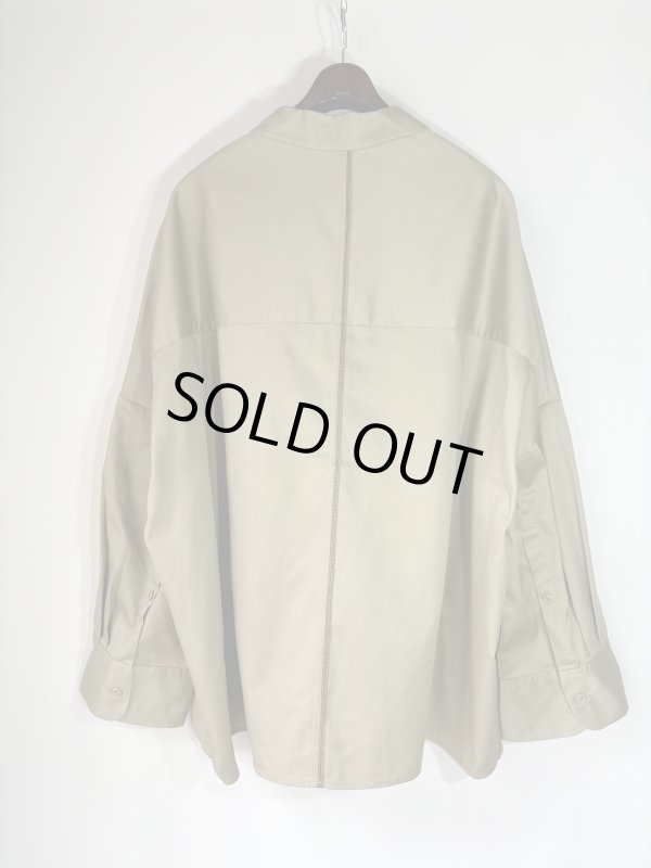 画像2: 【SHINYA KOZUKA】Giant Work Shirt with DICKIES-Khaki/カーキ
