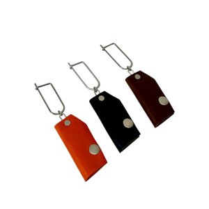 画像: 【NL】Total1.5/Brown&Orange&BK(Vegetable Tannin Cow Leather/Key Holder)