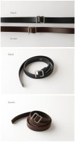 画像4: 【NL】Still 1.5/ Brown&BK(Vegetable Tannin Cow Leather/ Belt)