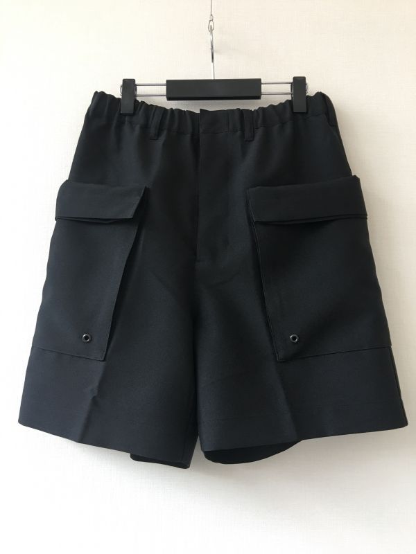 画像: 【ESSAY】別注Tuck Shorts-ブラック