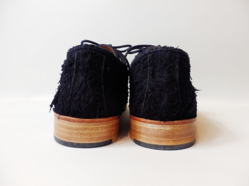 画像: 【Tomo&Co】/【Tomotaka】Suede Woven Shoes-ブラック