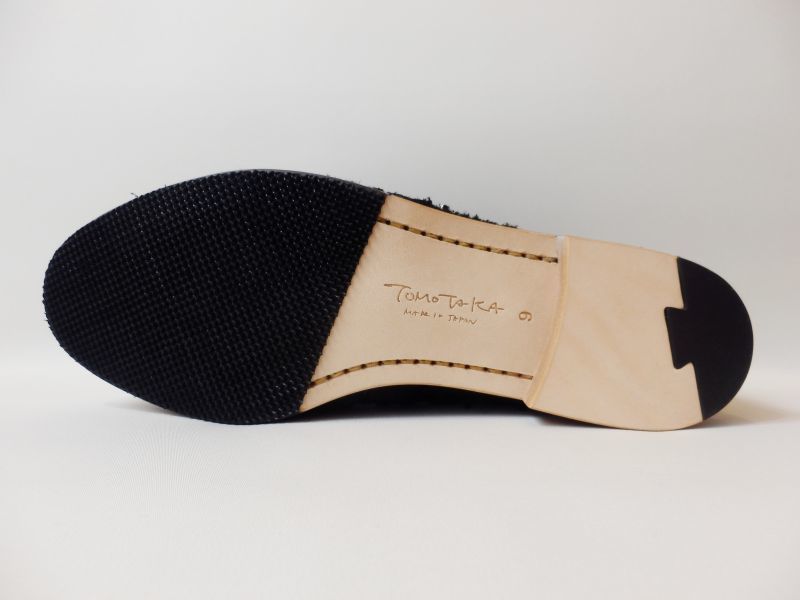 画像: 【Tomo&Co】/【Tomotaka】Suede Woven Shoes-ブラック