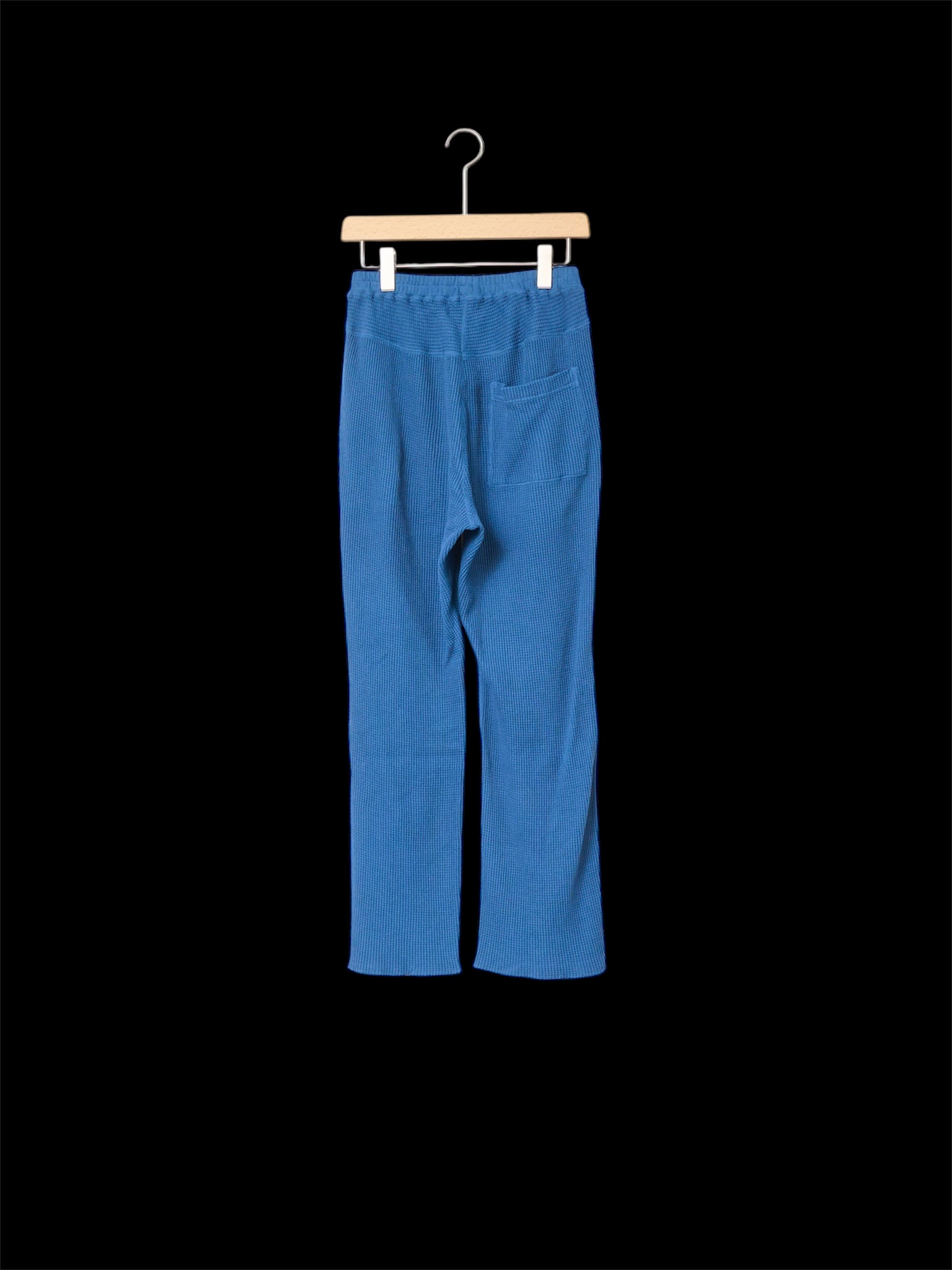 画像2: 【URU】Cotton Waffle Thermal Pants(Blue/ ブルー)