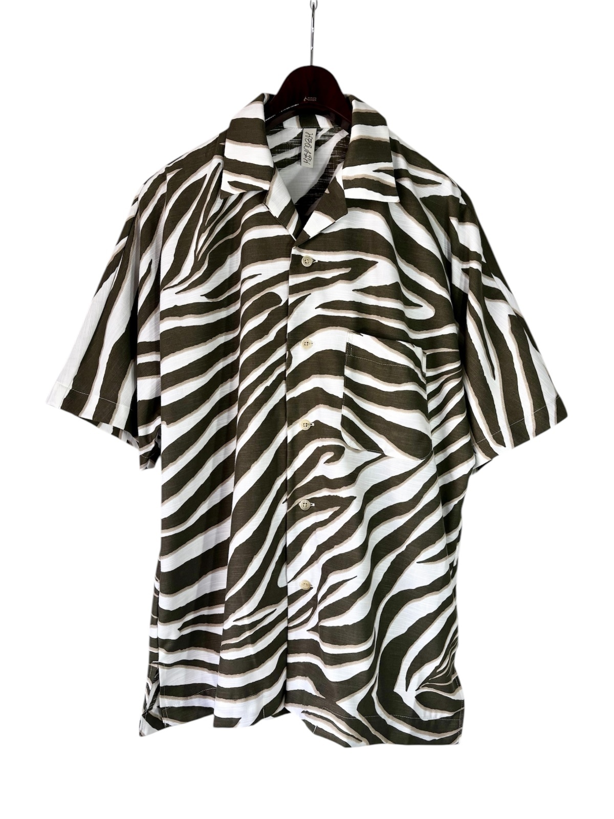 画像1: 【HEALTH】Summer Shirt(縞馬/ Rayon Cotton -Deadstock fabric Made in JAPAN)