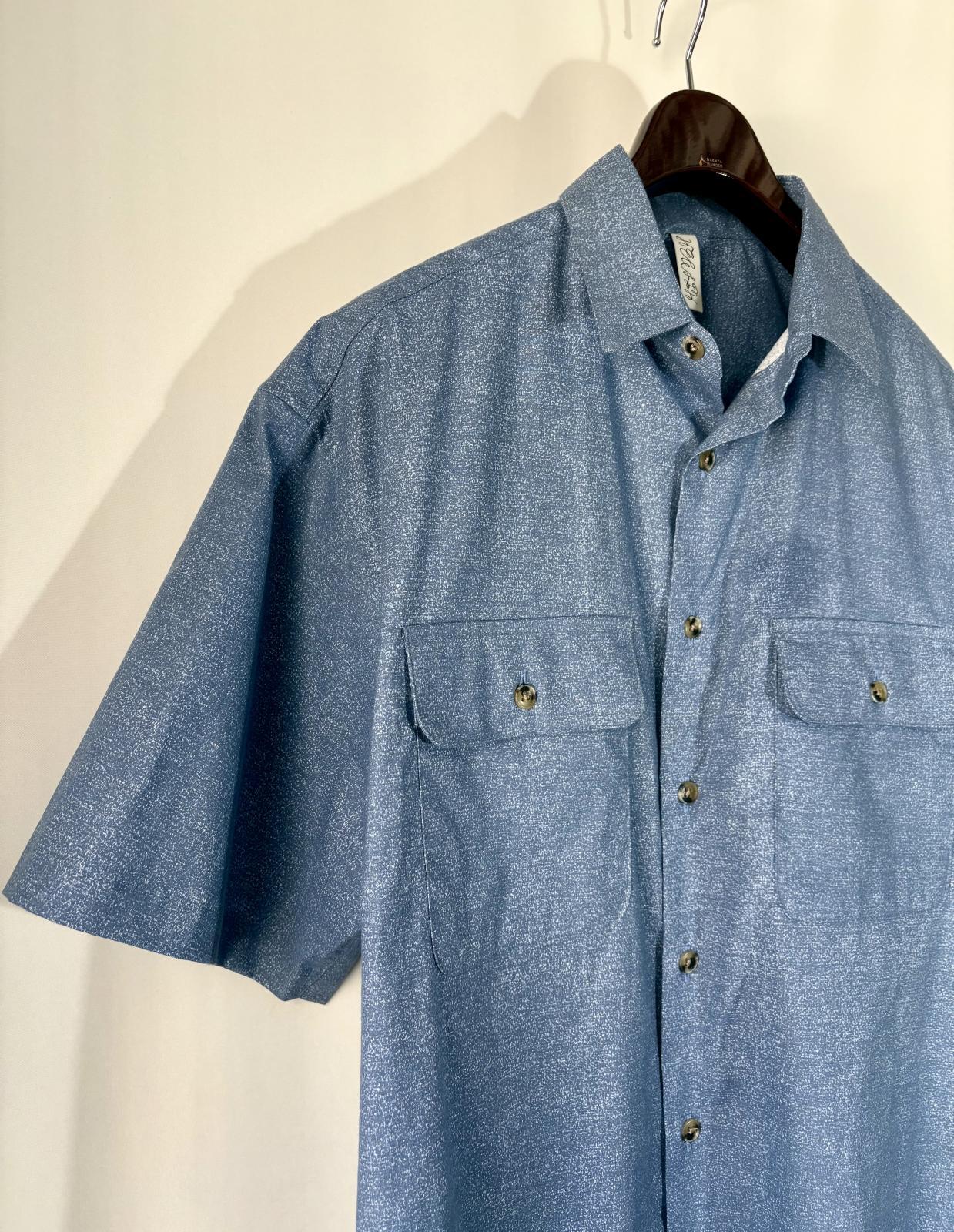 画像2: 【HEALTH】Summer Shirt(青藤/ Printed Cotton -Deadstock fabric Made in JAPAN)