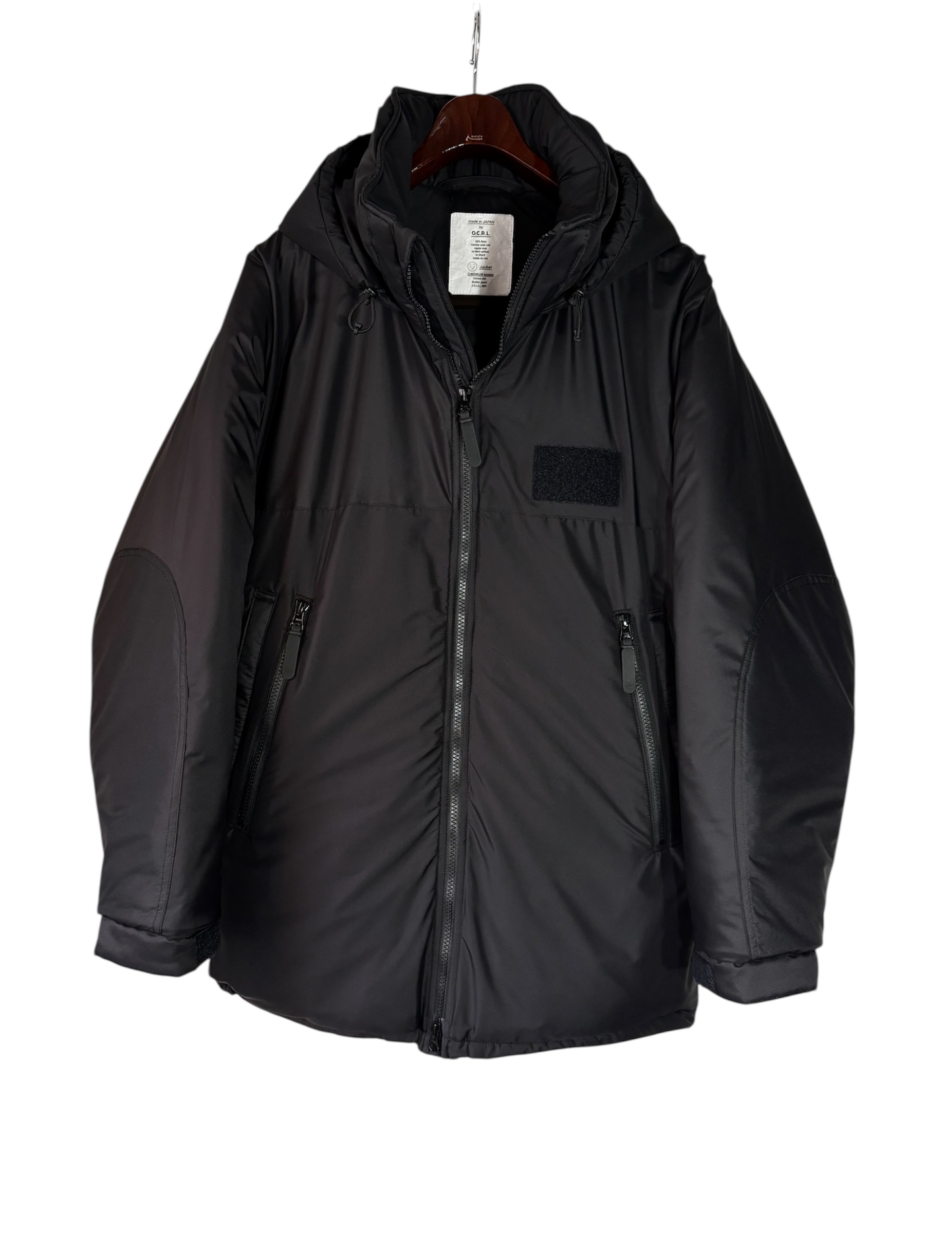 画像1: 【O- 】Sleepy Parka(BK/ブラック)